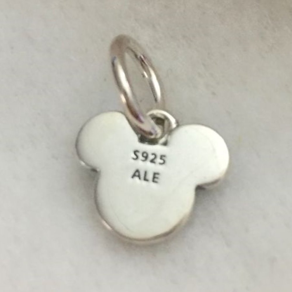 Pandora Mickey Icon Enamel Dangle Charm - Picture 2 of 2